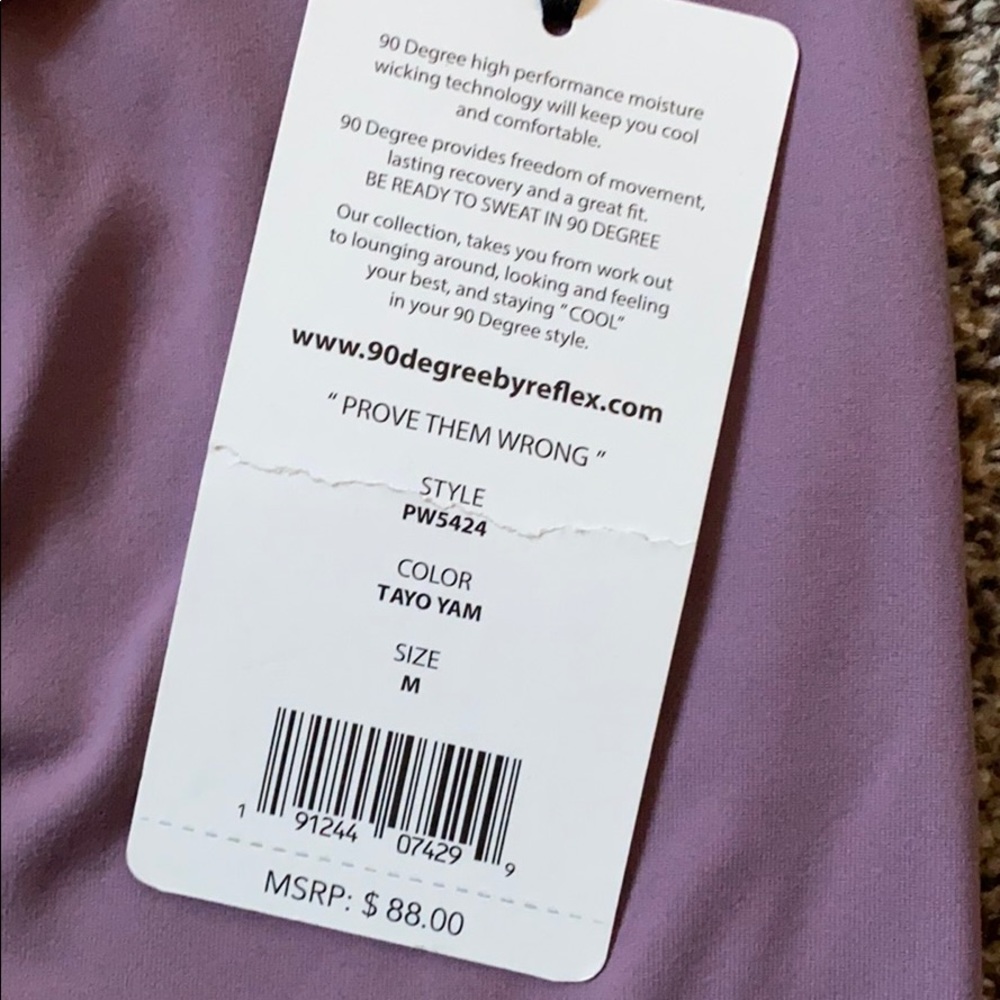 90 Degree by Reflex Leggings. - Picture 4 of 4